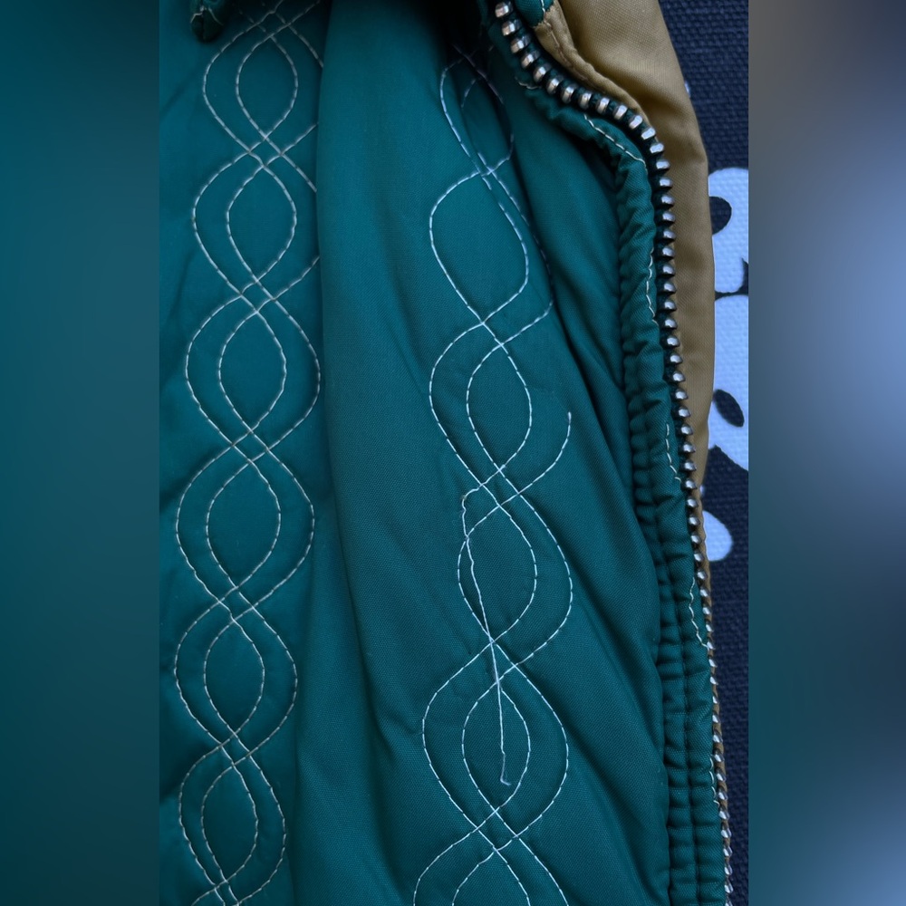 Vintage Green Patterned Jacket - image 5